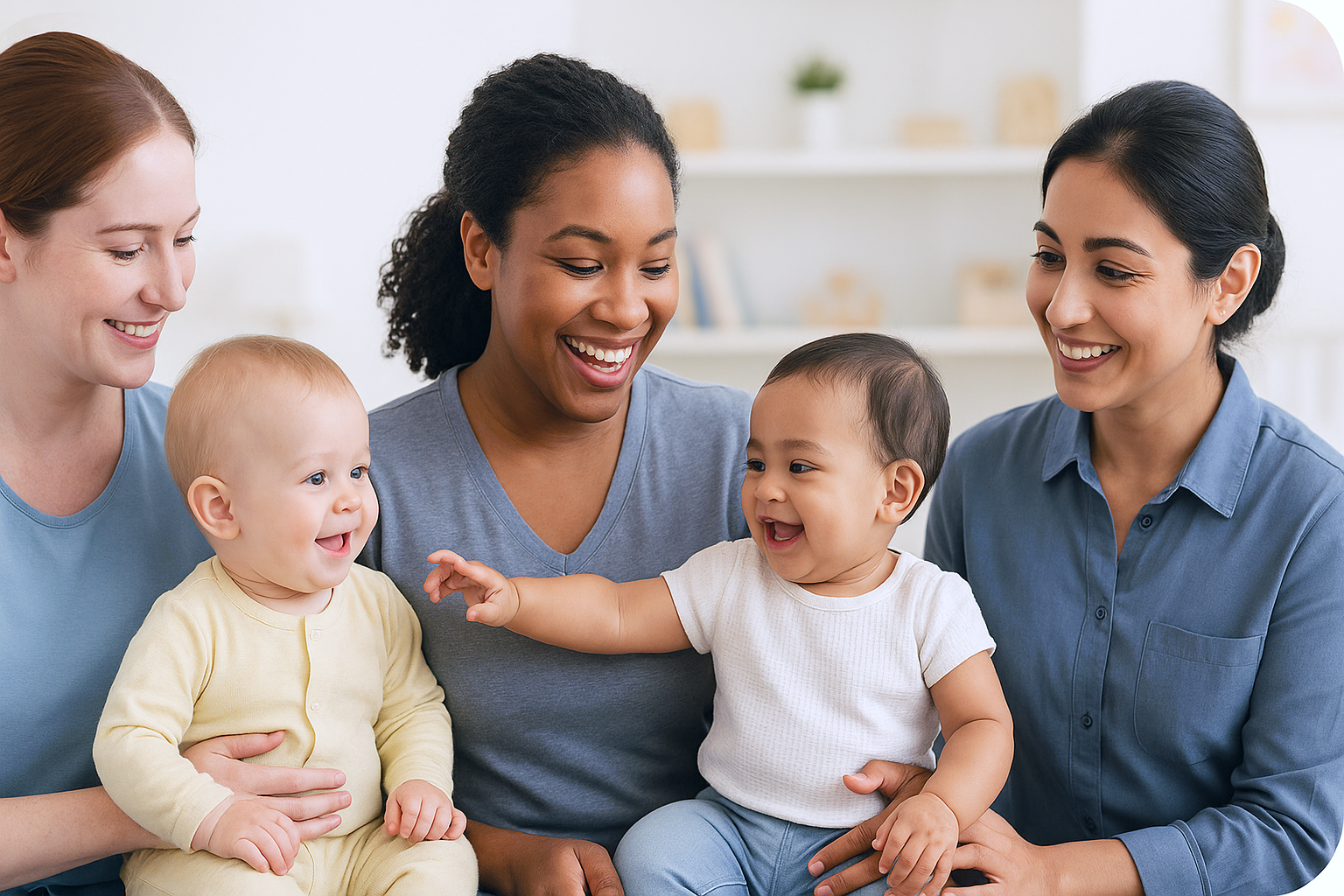 Children playing happily at The Blossom Path Creche